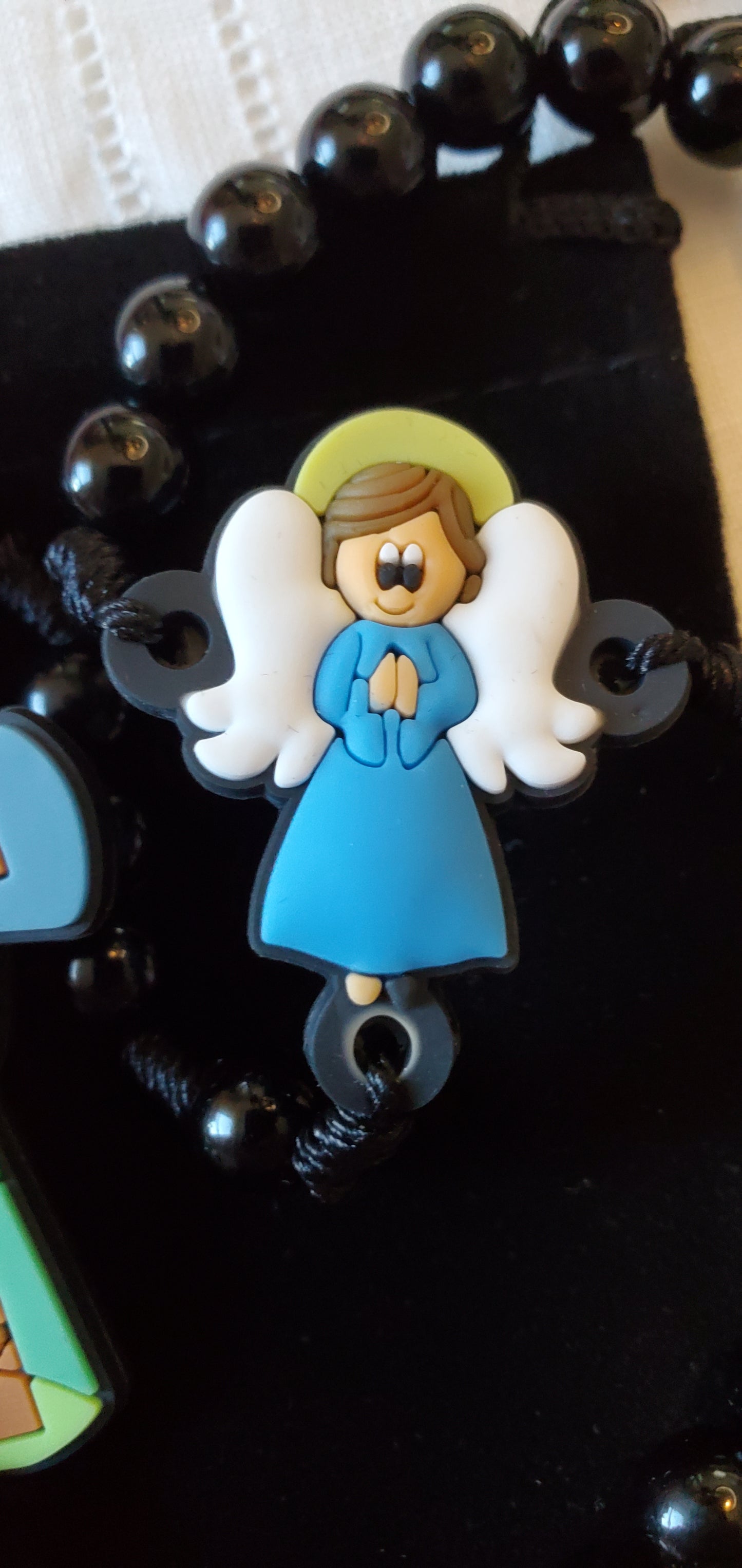 Coffret cadeau de chapelet d'ange gardien Tiny Devotions