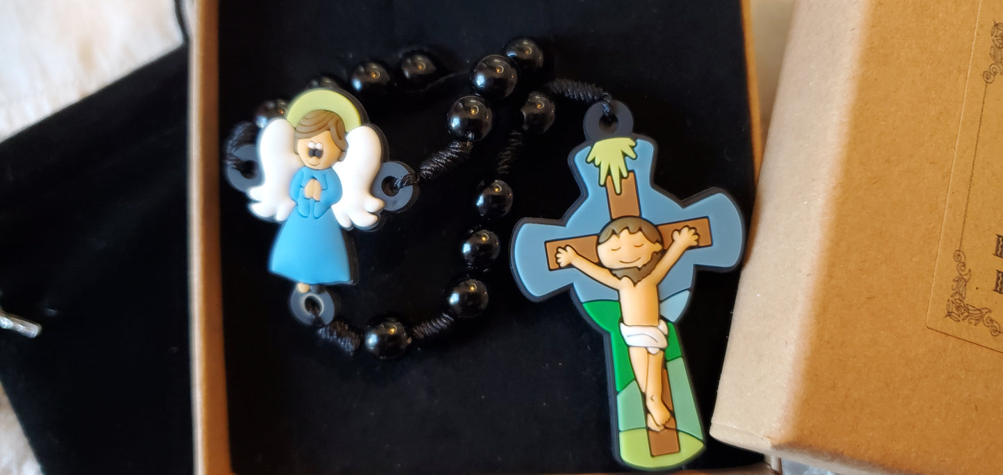 Coffret cadeau de chapelet d'ange gardien Tiny Devotions