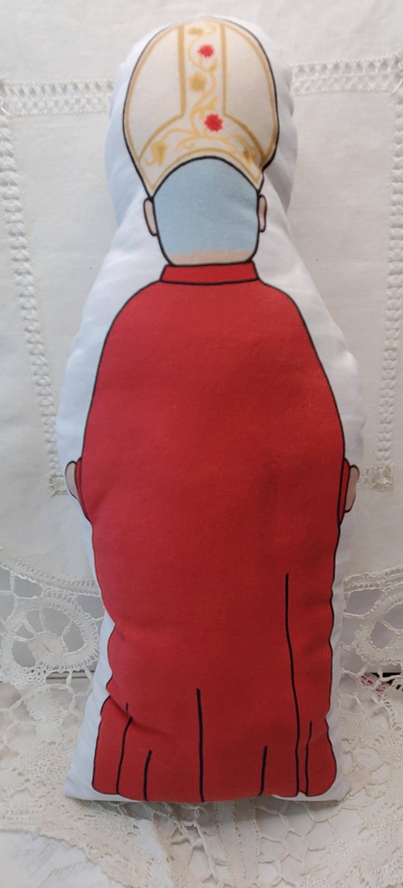 Handmade Saint Doll: Our Lady, Jesus, Pope John Paul II - Quiet Toy