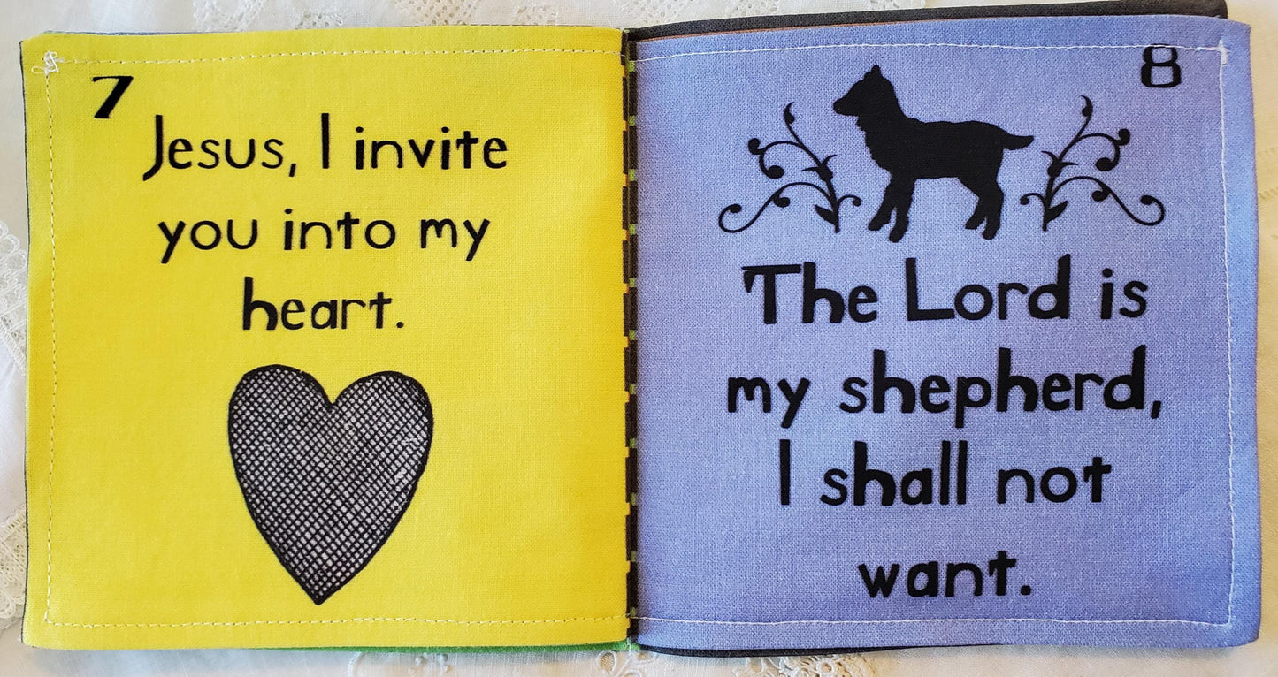Little Prayers Soft Book: Cotton Quiet Toy for Toddlers