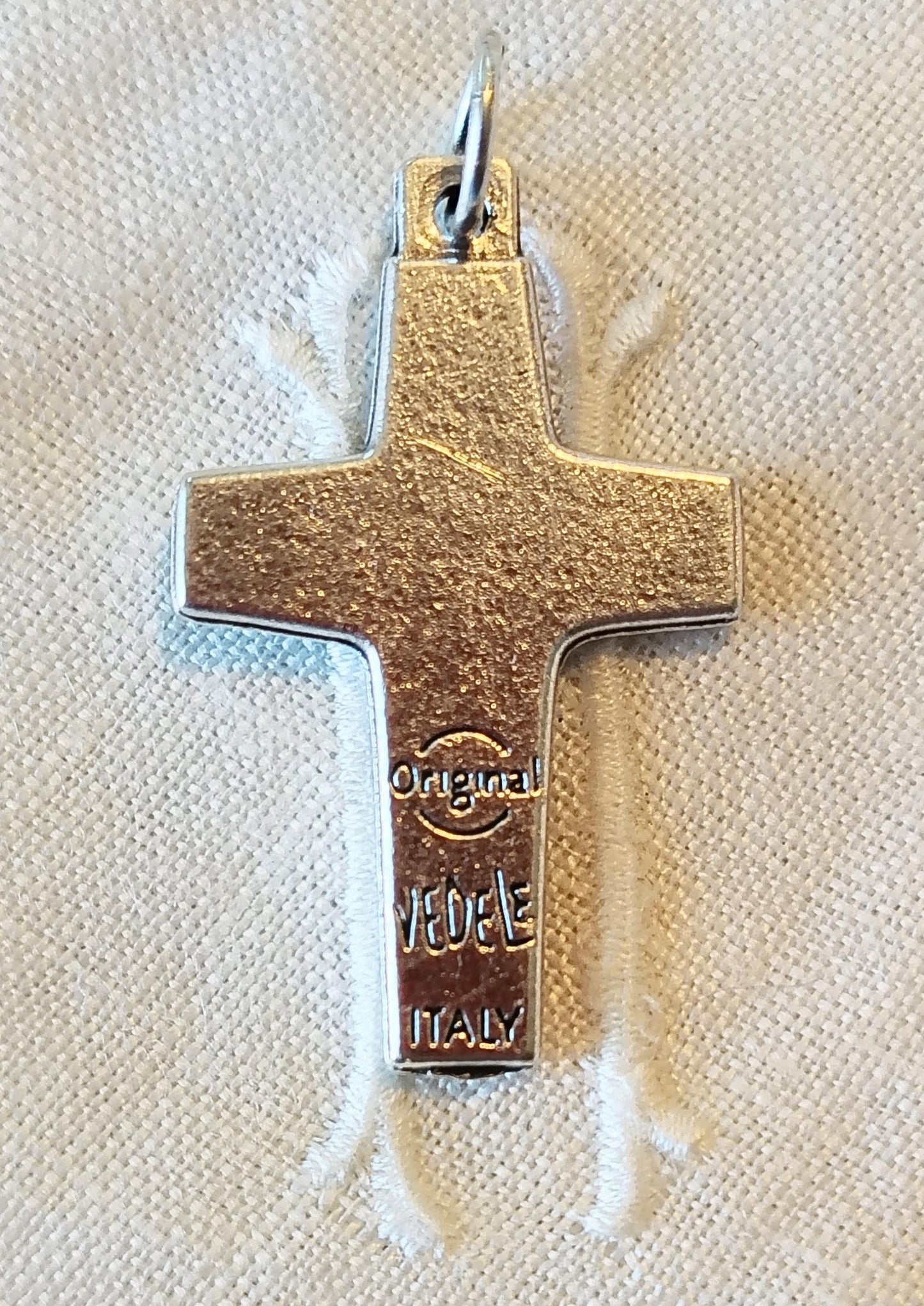Pope Francis original Vedele Good Shepherd Cross. 1.25" long. Imported from Italy.