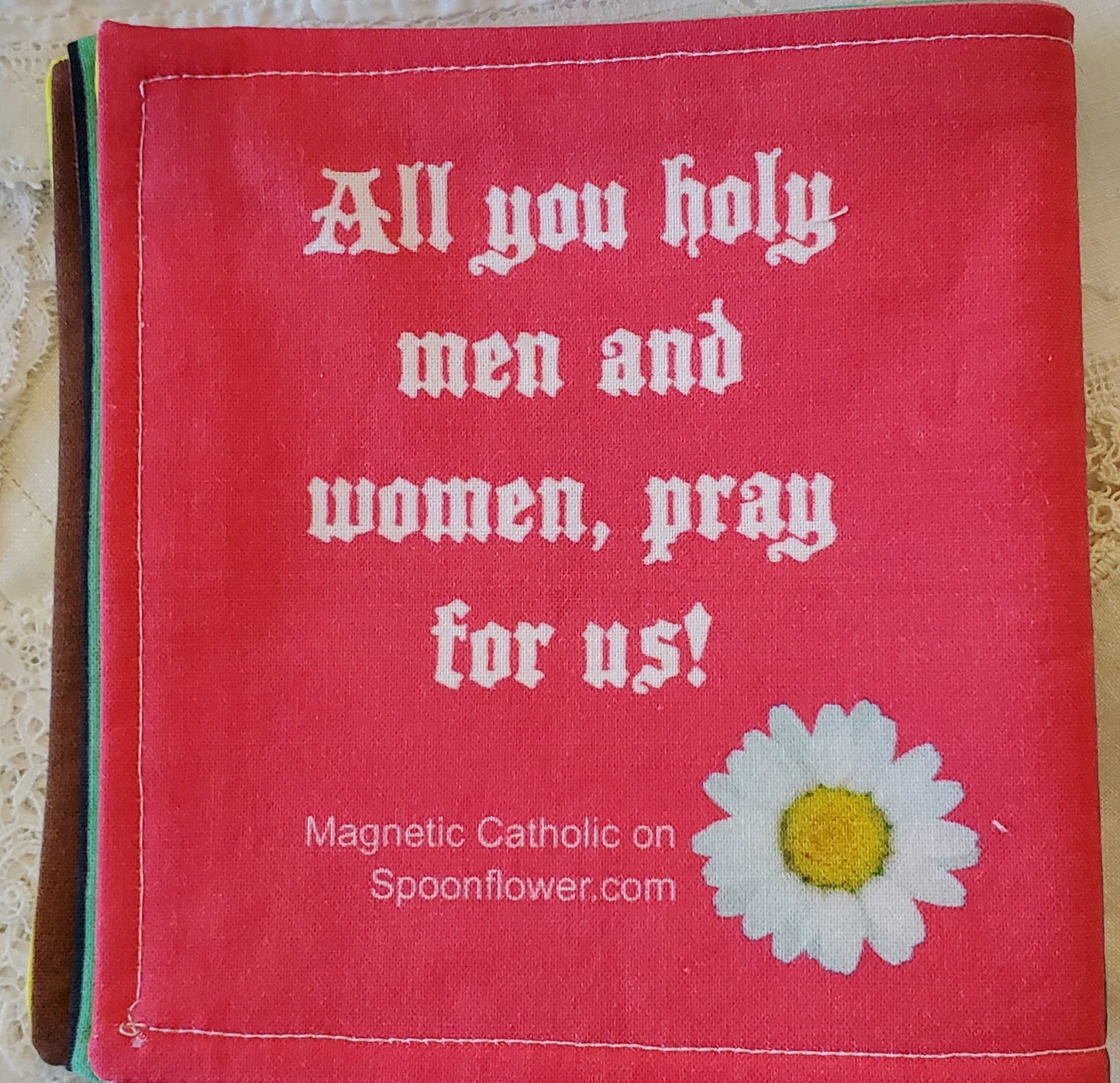 "My first Book of Girl Saints" Quiet Soft Book for Mass