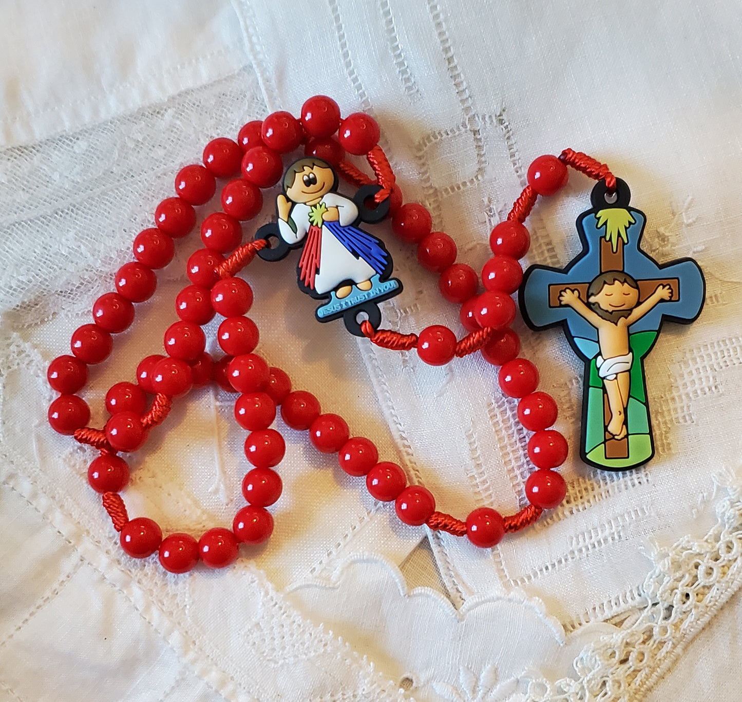 Tiny Devotions Divine Mercy Rosary gift set