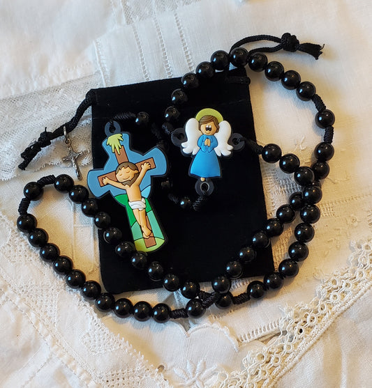 Tiny Devotions Guardian Angel Rosary Gift Set