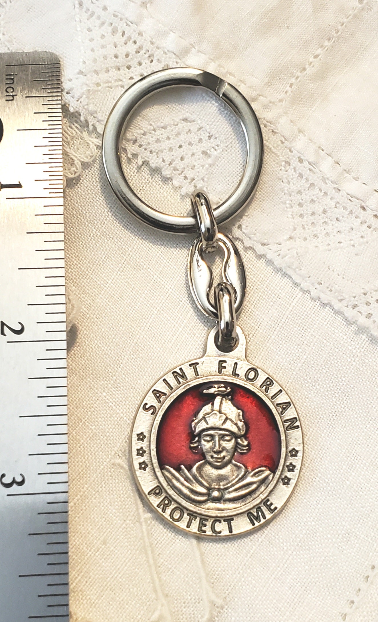 Saint Florian - Patron Saint of Firefighters Keychain