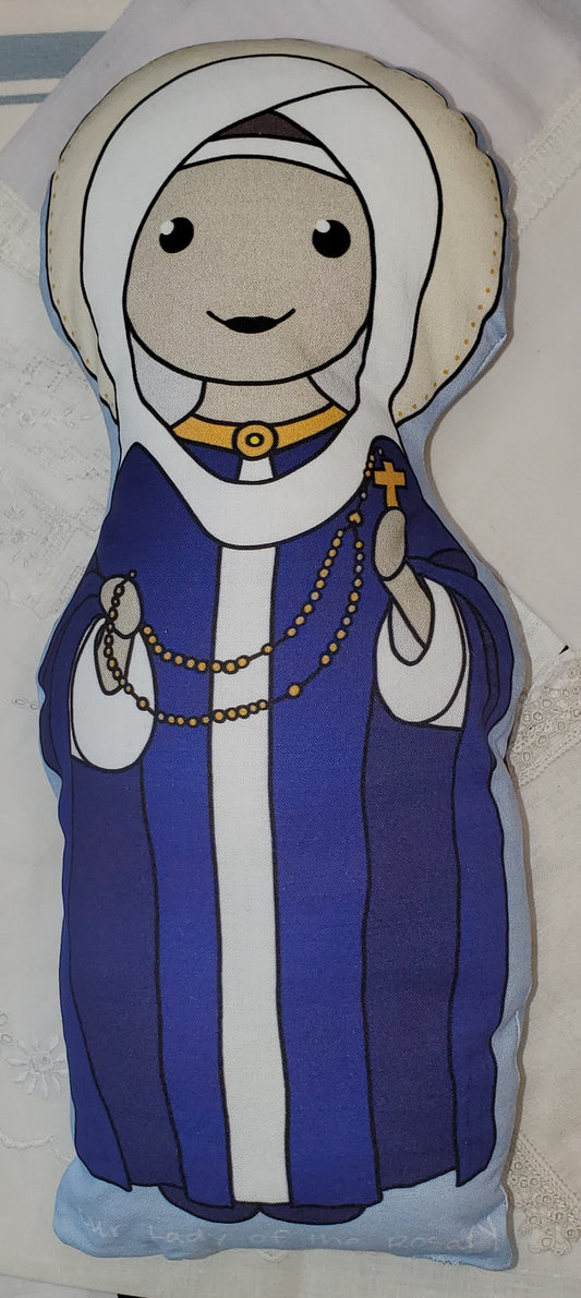 Soft Saint Dolls - Sew a Saint - full size 13", 14" and 15" dolls our Lady Jesus of Divine Mercy Saint Pope John Paul II quiet toy for kid