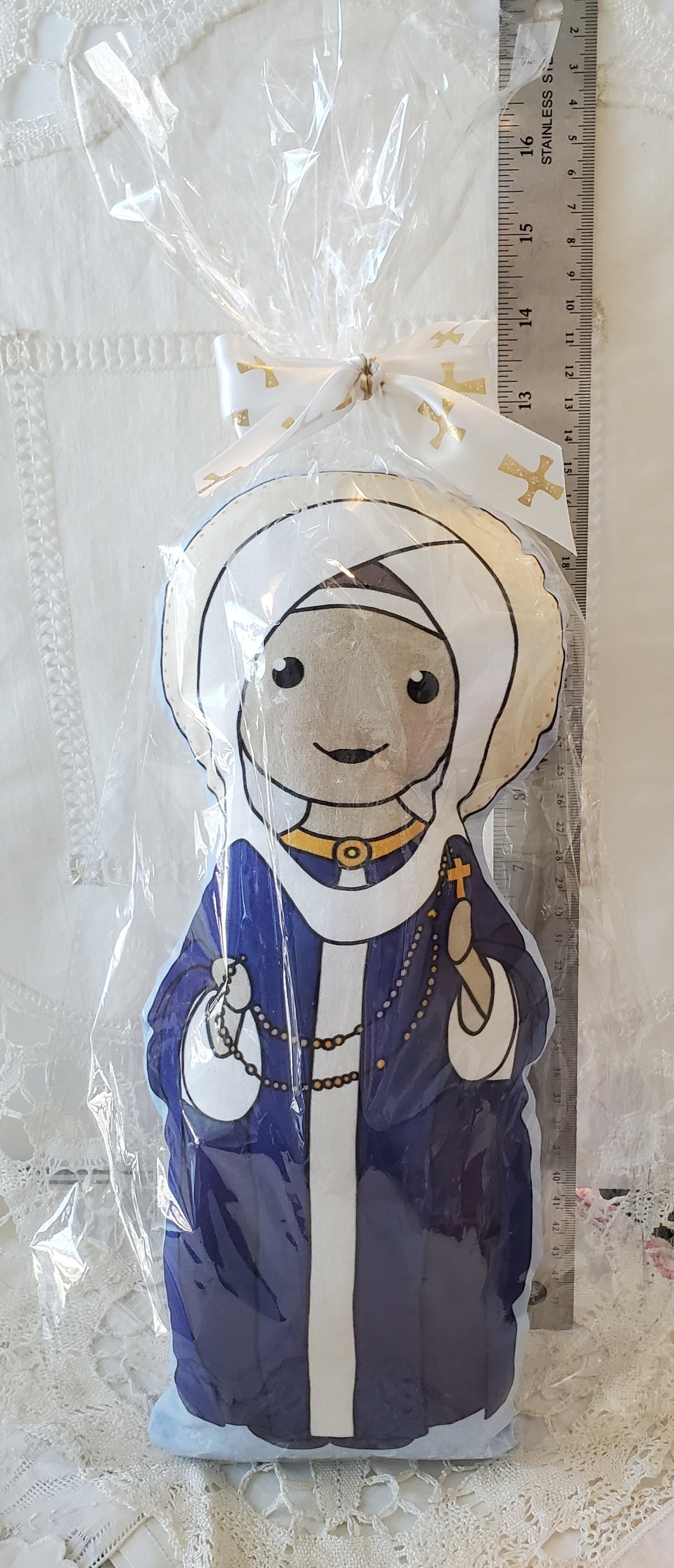Soft Saint Dolls - Sew a Saint - full size 13", 14" and 15" dolls our Lady Jesus of Divine Mercy Saint Pope John Paul II quiet toy for kid