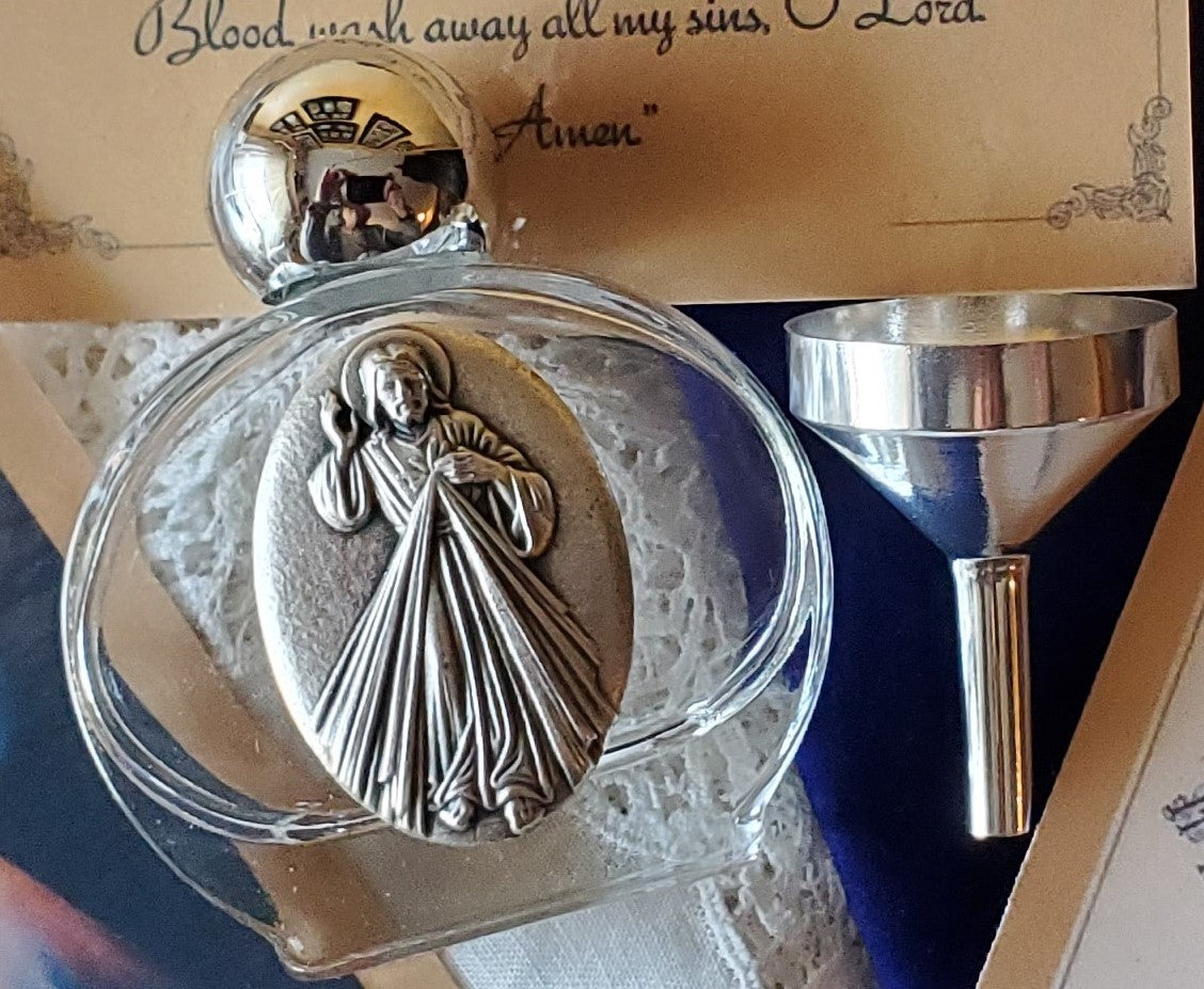 Divine Mercy Holy Water Set